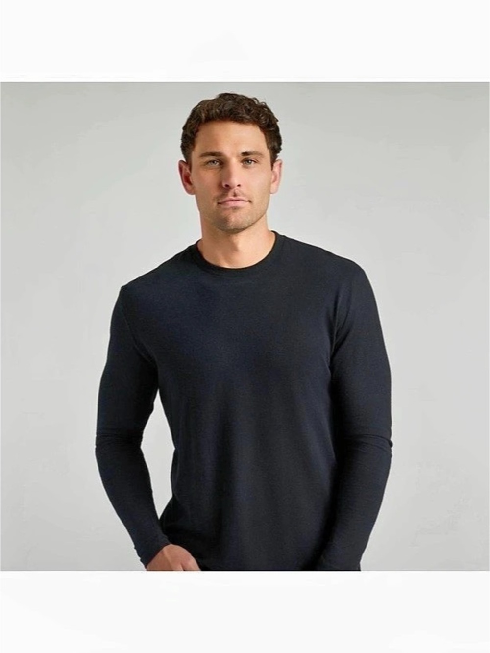 2-Men's True Classic Black Long Sleeve Shirt Like New XXL